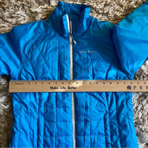EDDIE BAUER LIGHTWEIGHT BLUE PUFFER JACKET SIZE SMALL - Picture 11 of 14